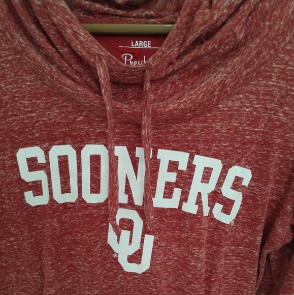 Oklahoma Sooners Marled Lightweight Hoodie - Picture 9 of 14